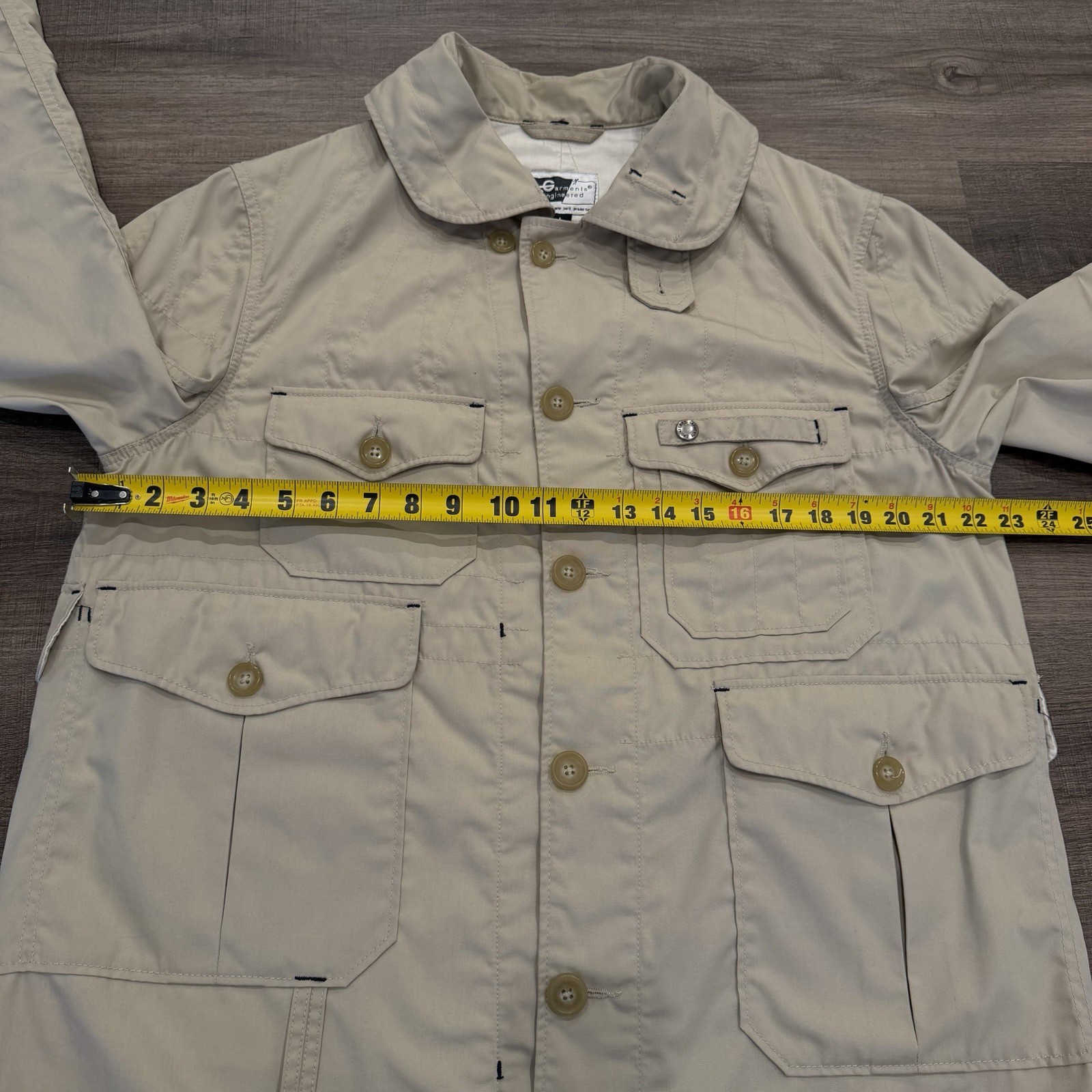 ENGINEERED GARMENTS Cruiser Jacket Button Up Poly… - image 6
