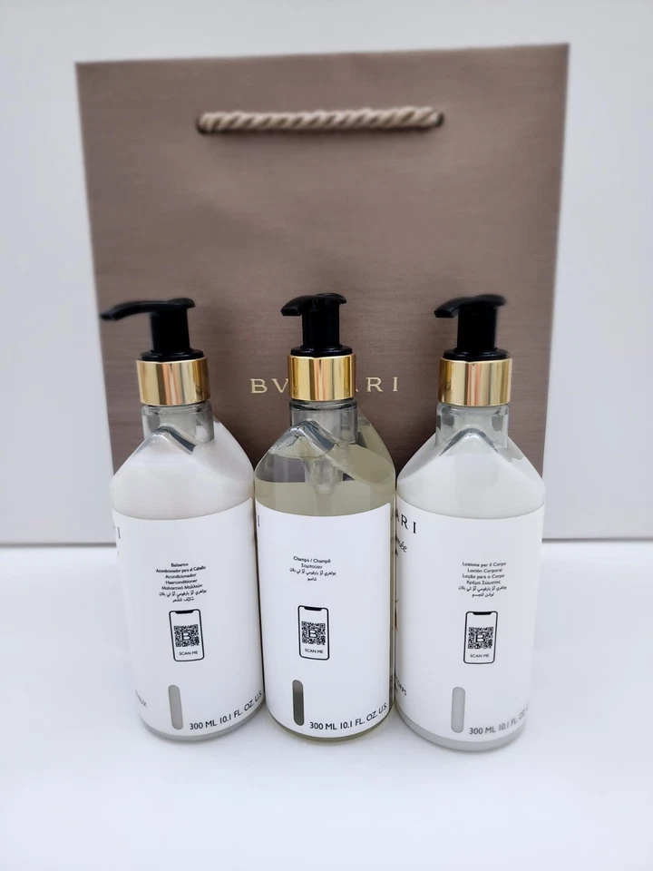 BVLGARI Shampoo , Hair Conditioner, Body Lotion White Tea au the Blanc 300ml New - Image 4 of 4
