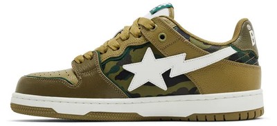 A Bathing Ape BAPE SK8 Sta Olive Drab green camo #4 1J30191026