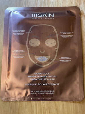 111Skin Rose Gold Brightening Facial Treatment Mask | 30 mL/1.01 fl oz *READ*