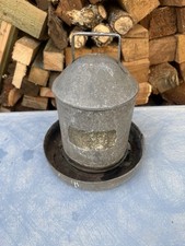 Vintage Chicken Poultry Pheasant Water Trough Waterer Drinker