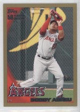2010 Topps Gold 1996/2010 Bobby Abreu #15 q4c