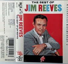 The Best of Jim Reeves by Jim Reeves Cassette, 1992, RCA 