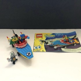 Lego 3815 SpongeBob Complete Heroic Heroes of the Deep Building Toy Set + Manual