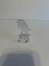 Vintage Nachtmann Germany Glass Bird Figurine