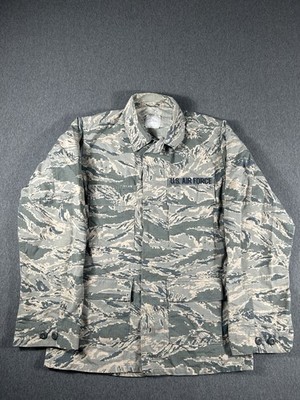 USAF U.S. Air Force ABU Digital Tiger Stripe Camouflage Utility Coat Jacket