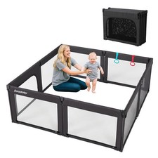 Doradotey Baby Playpen Foldable for Toddlers 1-3, Size and Shape Adjustable E...