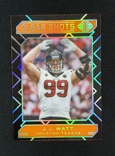 2020 Panini Illusions - Clear Shots #10 - J.J. Watt Orange