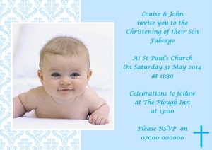 Sample Invitations Baby Christening 10