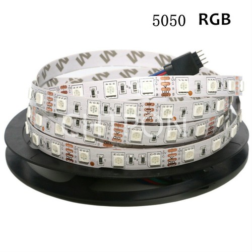 RGB LED Strip DC12V SMD 5050 60LED/M Light 1/2/3/4/5M Bar Light Led Stripe Tape - Picture 2 of 11
