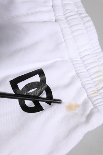 DOLCE & GABBANA Kids Pants White Floral Embroidery Girl Trousers s. Tag 6 550usd - Picture 3 of 7