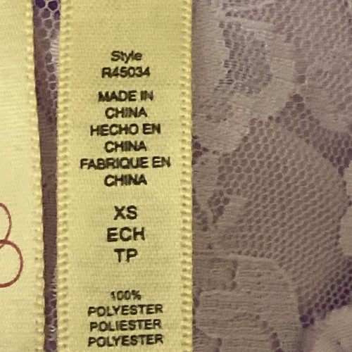Rhonda Shear Long Purple Harlow Nightgown Satin Sz.XSmall - 第 16/17 張圖片