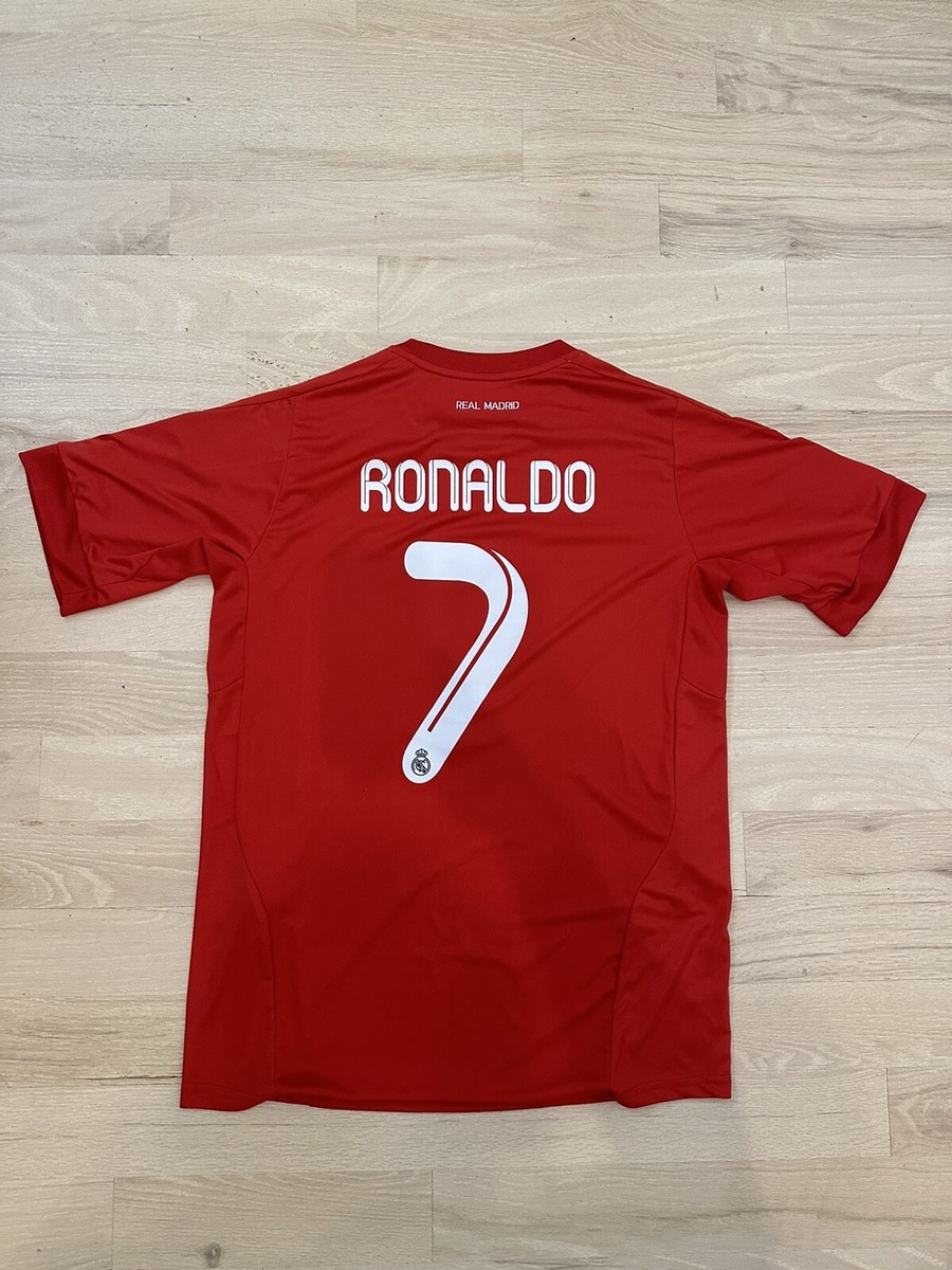 ウェア Real Madrid 2011 #7 Ronaldo UCL shirt 2011-12 Real Madrid Away Ronaldo #7 Champions League Classic