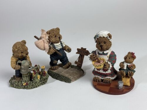 4er Set The Windsor Bears Cranberry Eric, Connor, Kathleen Papel Vintage - Bild 2 von 11