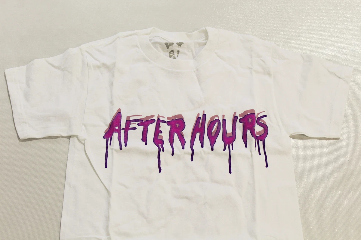 Vlone after hours acid drip tee black sales