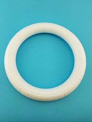 Foam Smoothfoam 10'' Ruled Wreath (6 PACK)