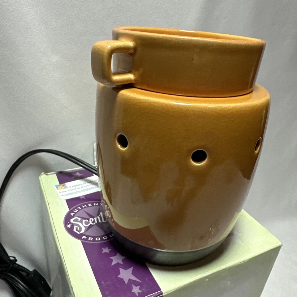 Scentsy Maize Ceramic Electric Wax Melt Warmer Large Southwestern Fall Cozy - Image 2 of 4