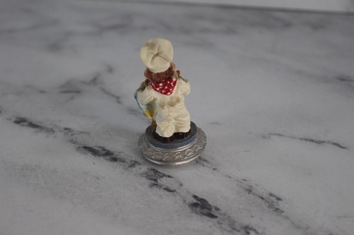 Chef Figurine Mini White Hat Cook Decor - Picture 3 of 3