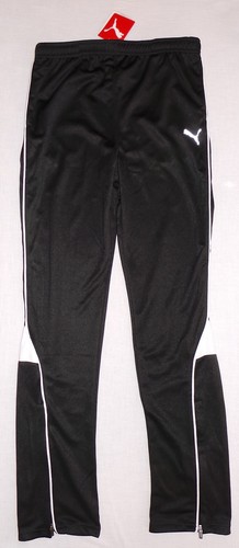 Big Boys PUMA Pure Soccer Pants Sizes M, L, XL Black/White - Picture 6 of 12