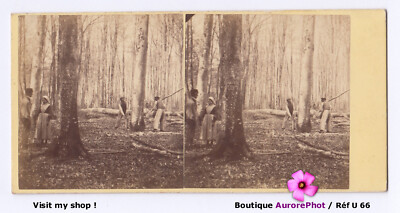 Carte Postale Ancienne CPA 91 Forêt De Sénart – Bûcherons Au Travail – Années 1910