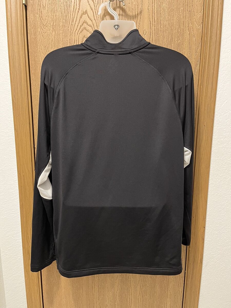 Umbro Men's Off Field Pullover 1/4 Zip Jacket XL Black/White Umbro Men's Off Field Pullover 1/4 Zip Jacket XL Black/White