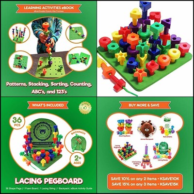 stacking pegs toddler