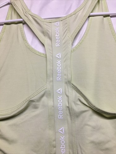 NEU Reebok sportliches Damen-Tanktop lime creme meliert Größe M - Bild 12 von 15