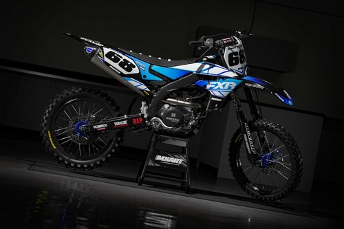 Full Custom Graphi Kit OUTLAW STYLE Yamaha YZ 250F 2019 - 2023 decals stickers - Picture 5 of 6