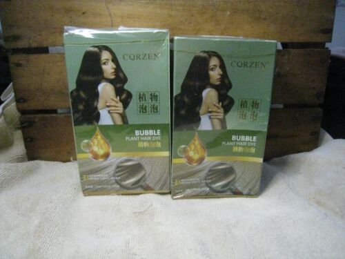 2x Natural Plant Hair Dye Bubble New Botanical Based Color 15mlx20 11/2026 USA