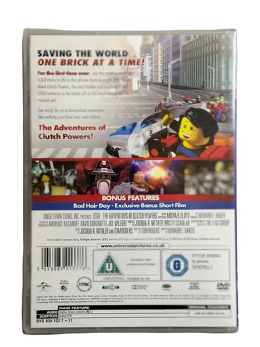 Lego - The Adventures of Clutch Powers DVD Brand New & Sealed (N12) - Picture 2 of 3
