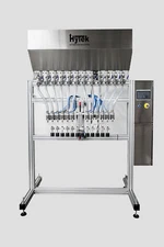 Fully Automatic 12 Head In-line Time vs. Pressure style liquid filler