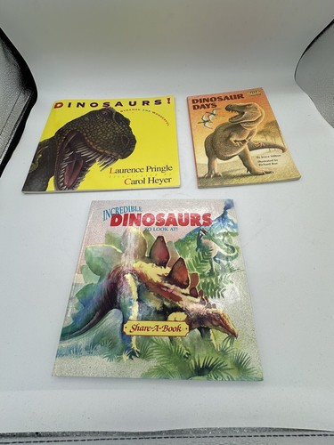 Vintage Kinderbuch Menge 15 - Dinosaurier Bonus 4 Malbücher HC Taschenbuch - Bild 8 von 12
