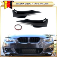 Front Flaps Spoiler Splitter Schwarz Glanz Passend FüR 3Er BMW E92 E93 2006-2010