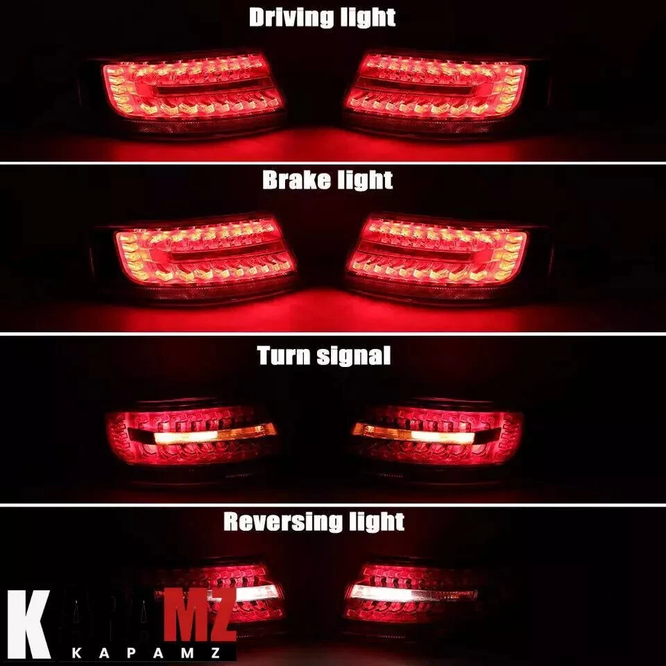 4 luces traseras LED luces de freno para AUDI A6 C6 sedán 2009 2010 2011 izquierda+derecha Foto 2 de 4