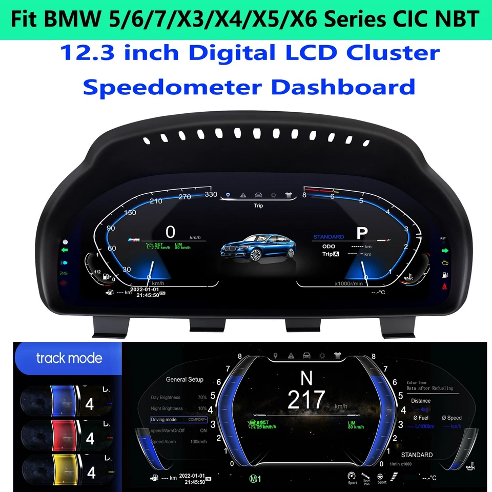12.3''Digital Instrument Cluster For BMW X3 X4 X5 X6 F01 F10 F15 F16 F25 F26 F07 - Image 4 of 4
