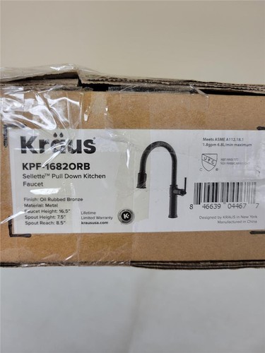 KRAUS KPF-1682ORB Sellette Single Handle Pull-Down Kitchen Faucet, Bronze - Picture 2 of 12