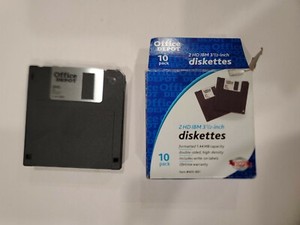 Lot of 7 OFFICE DEPOT 2HD IBM Formatted Floppy Diskette Disks 3.5" 1.44MB HD