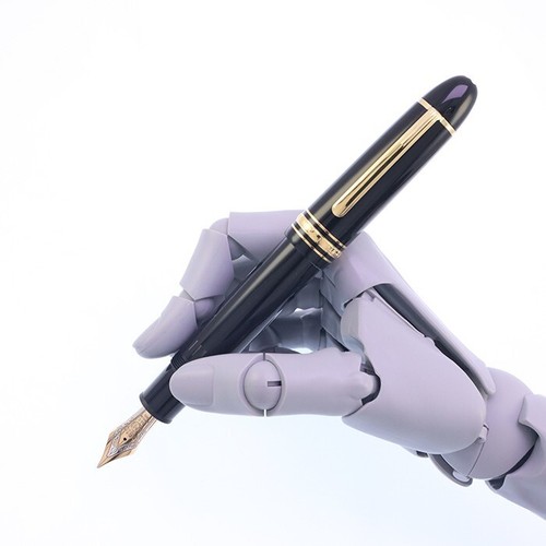 MONTBLANC Meisterstuck Fountain Pen 149 Resin Nib B 14K 60s Vintage old - Picture 2 of 14