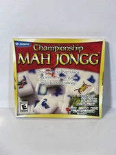 Championship Mah Jongg PC CD-ROm Mahjong Puzzle Computer Games 2009 Cosmi
