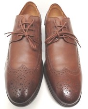Clarks Mens Tan Brown Leather brogues Lace Up Shoes Size 11 New No Box