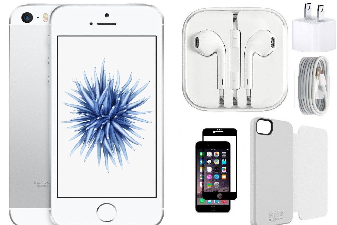 Apple Iphone Se 64gb Silver Verizon A1662 Cdma Gsm For Sale Online Ebay