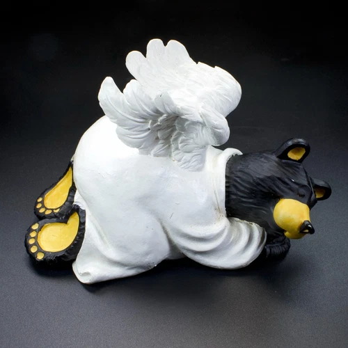 Sleeping Angel Bear Big Sky Carvers Michael Vintage 2005 Bearfoots Jeff Fleming