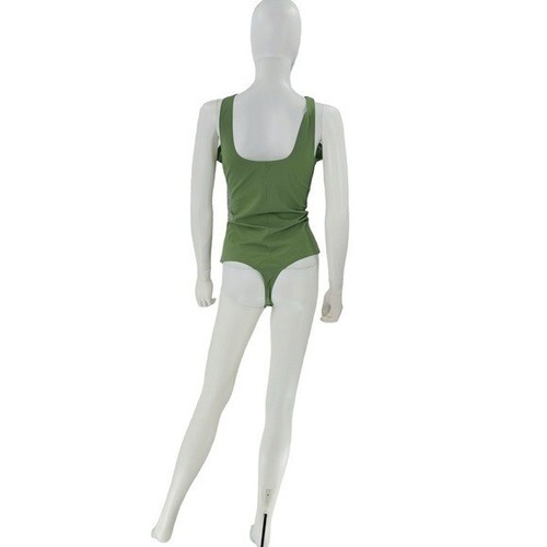 Pinsy Shapewear Green High Neck Hourglass Firm Shapewear Thong Back Size 1X - Picture 5 of 11