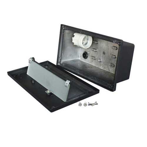 Accesorio de luz de pared LED para exteriores de 7W escalera E27 bombilla caja de conexiones puerta - Imagen 8 de 8