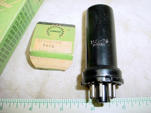 Clarostat 100-76 Ballast Resistor Tube For Zenith S-7000 Wireless Record Player - Picture 2 of 4