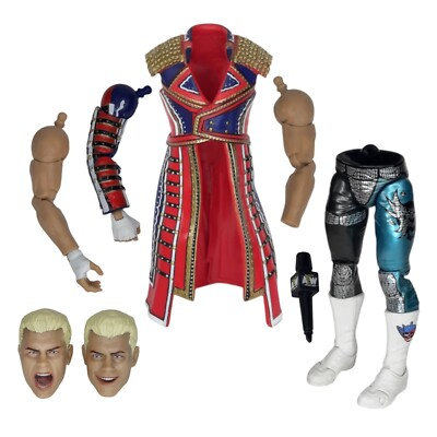 #ad Walmart Exclusive AEW Cody Rhodes Unrivaled Supreme Lot Action Figure Accessory $28.00