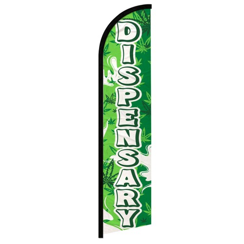 Smoke Shop Full Curve windlos Swooper Flagge Vape Shop Apotheke - Bild 16 von 23