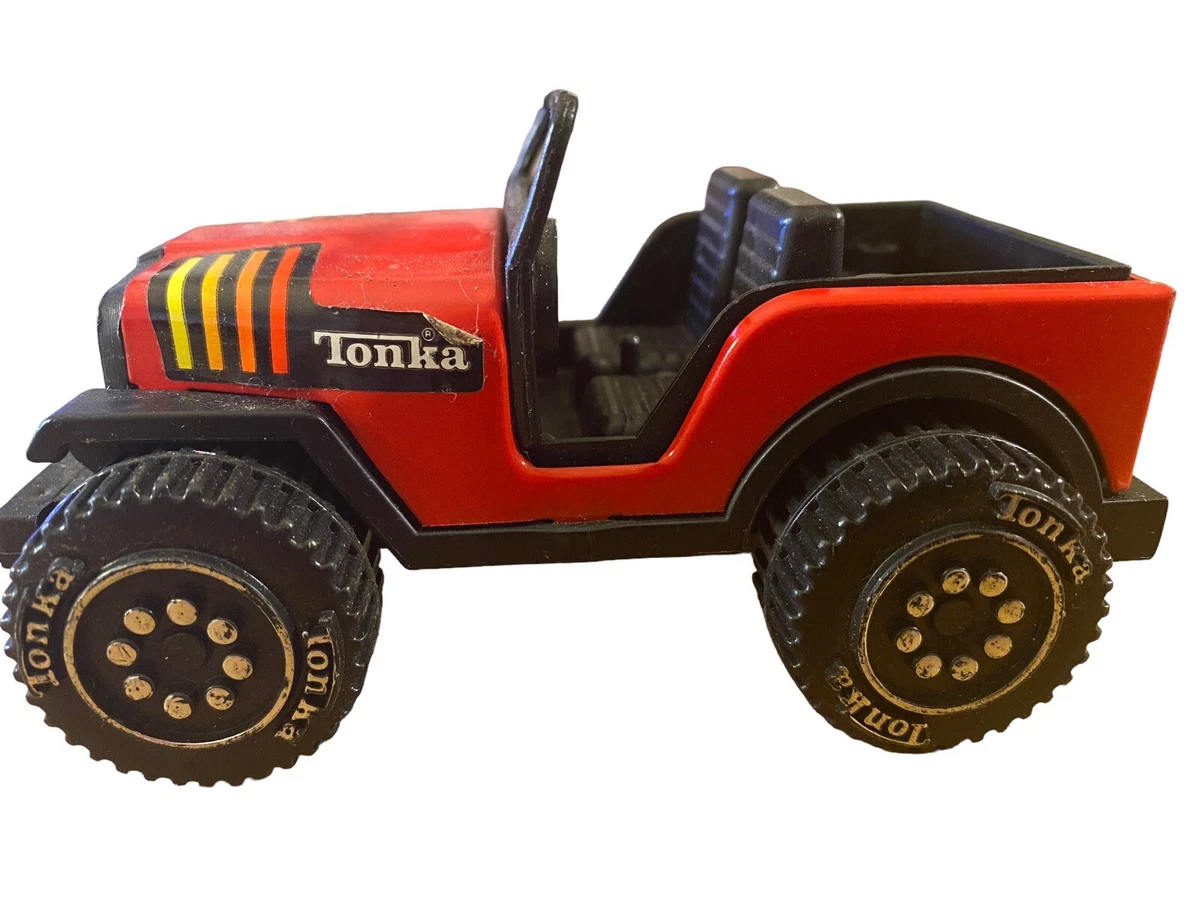 Red sales tonka jeep