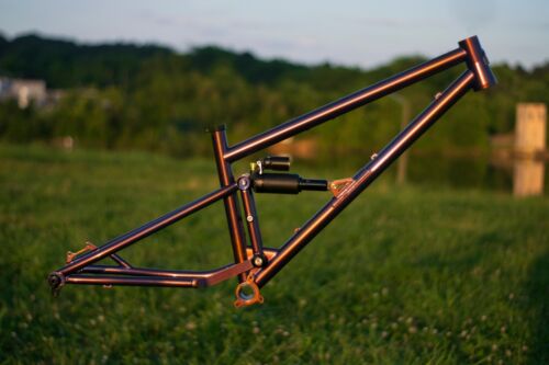 Telaio Mountain Bike 2025 Ferrum Bikes Acciaio Cromato 140mm Viaggio