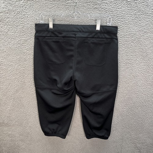 Under Armour Pants Girls XL Black Loose HeatGear Cropped Gym Yoga Preppy School - Picture 2 of 10